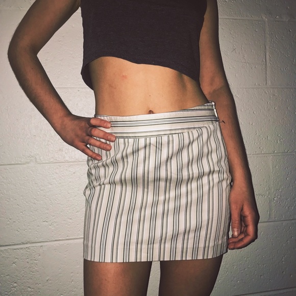 Express Dresses & Skirts - Y2K VINTAGE STRIPED MINISKIRT